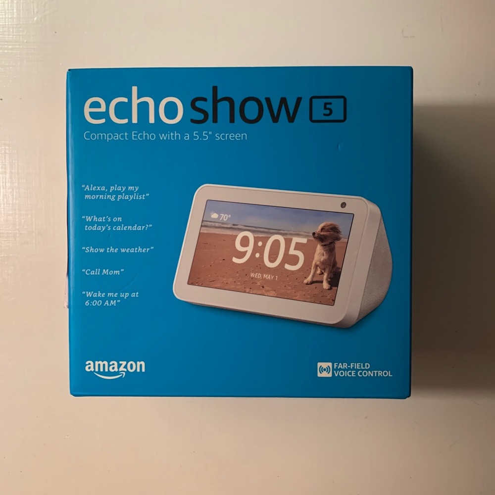 Amazon Echo Show 5 - 5.5” in. smart screen - white